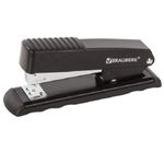 Степлер №24, Brauberg Office, до 30л, металлический корпус, черный