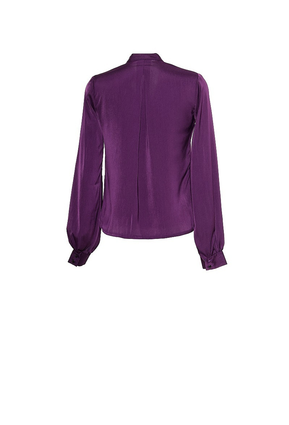 Блуза фиолетовая с рукавами на пуговицах LE-06-15FW