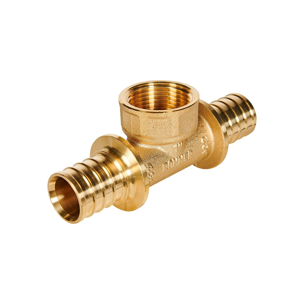 Тройник с переходом на внутреннюю резьбу ROMMER - 32 x 1" (для труб из сшитого полиэтилена)