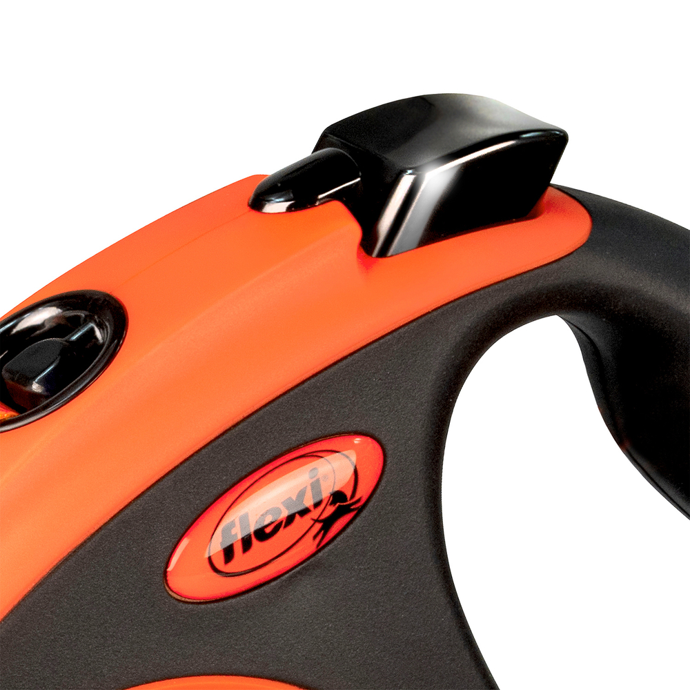 flexi рулетка Xtreme S (до 20 кг) 5 м лента оранжевая