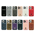 Чехол Swarovski с картхолдером для iPhone 12/12PRO