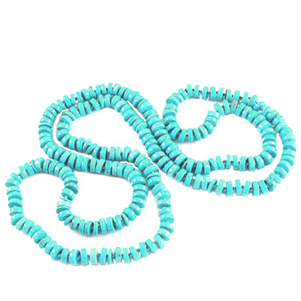 Бусы длинные бирюза асс.