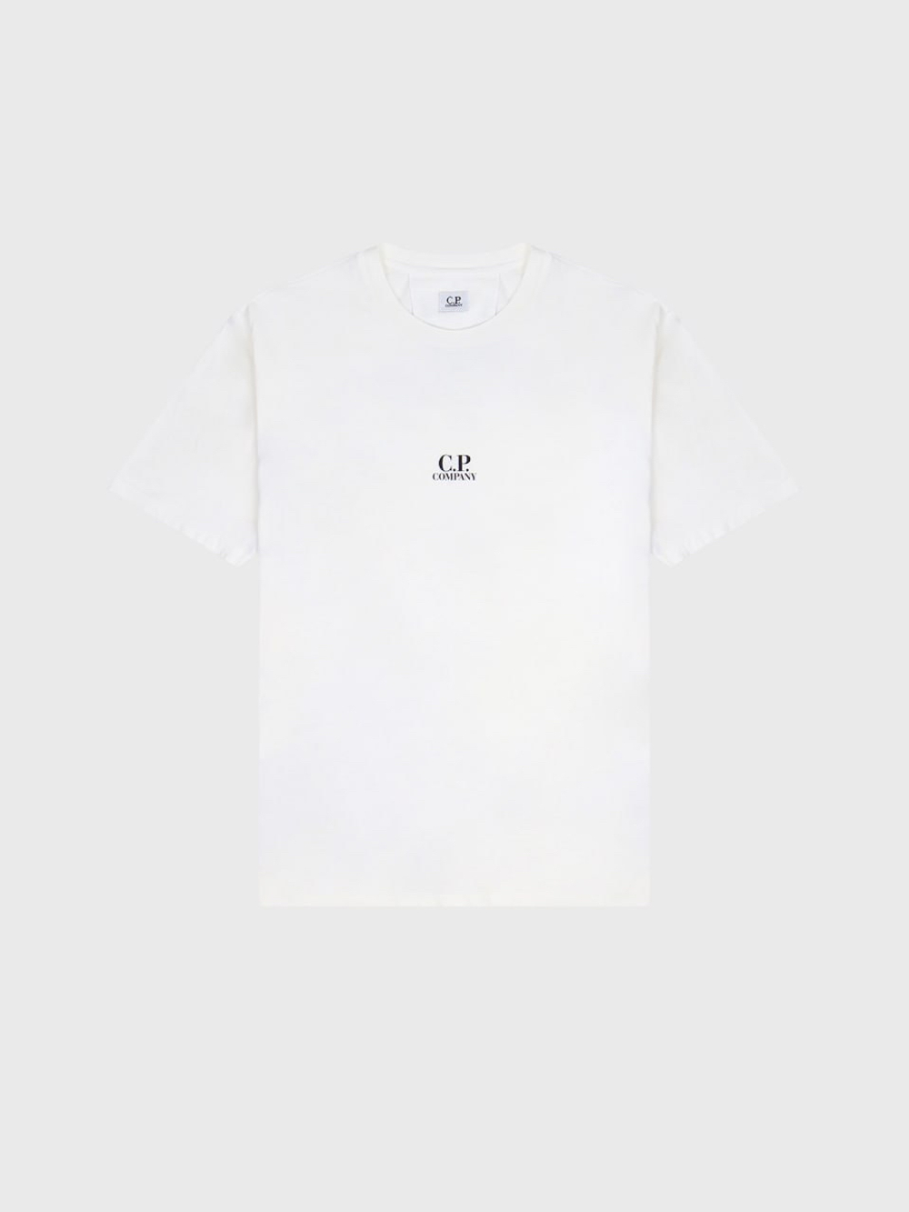 Футболка C.P. Company White 24/1 Jersey Artwork