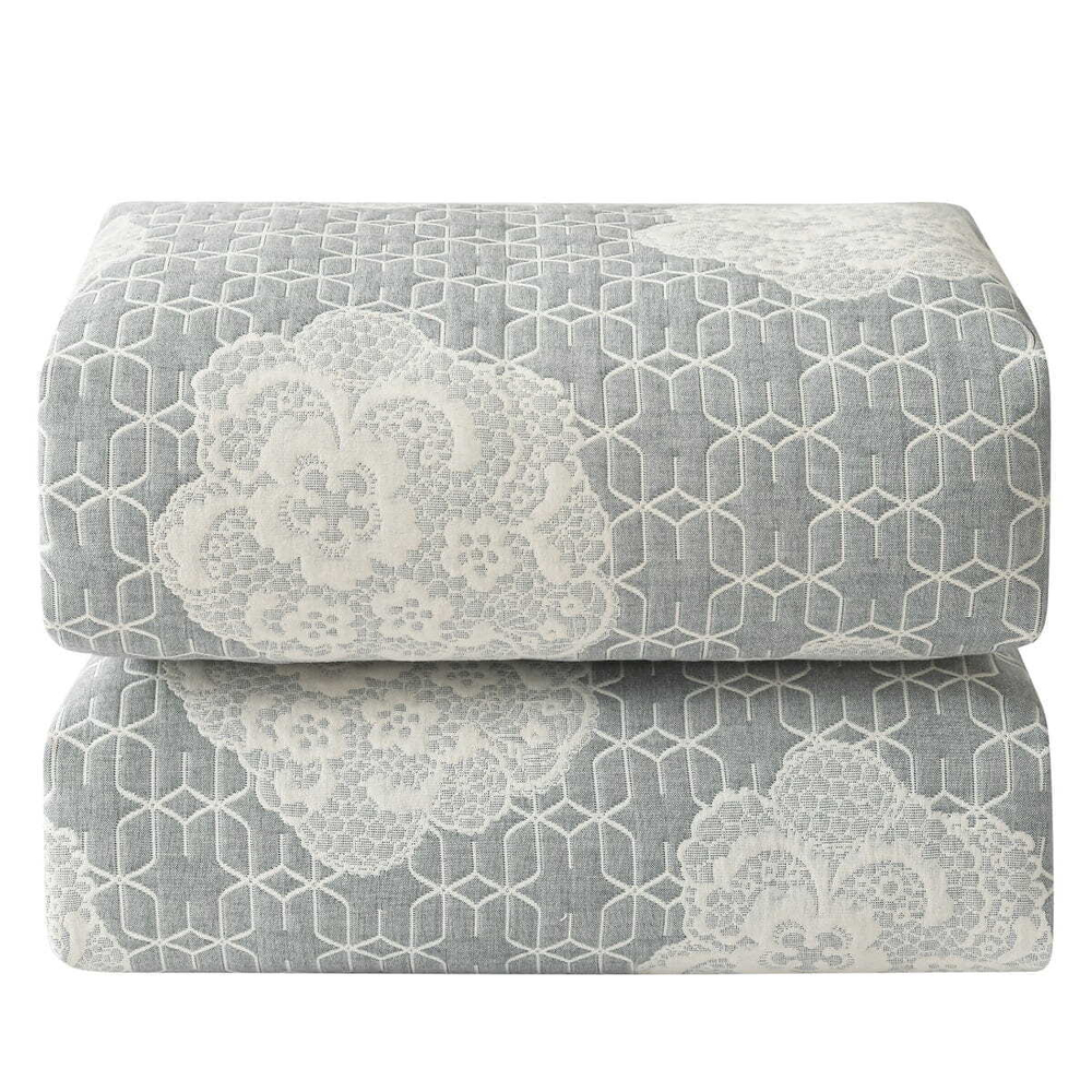 Покрывало 250х260 и 2 наволочки 50х70 Arya home Apollo серое