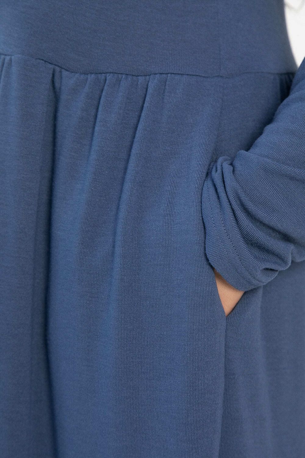 Платье трикотажное Твоя осень (синее) П14443-25М LT Collection