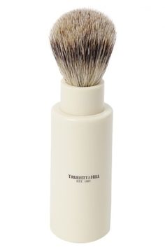 ИЗОГНУТАЯ КИСТЬ ДЛЯ БРИТЬЯ ВОРС СЕРЕБРИСТОГО БАРСУКА СЛОНОВАЯ КОСТЬ T&H