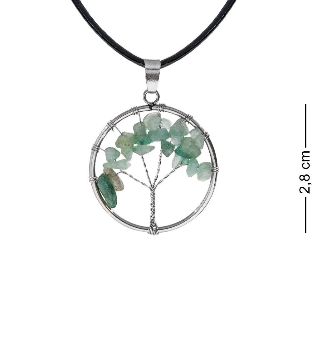 NP-04/6 Кулон с камнями «Нефрит»