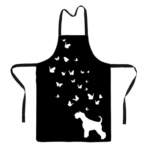 Фартук "Шнауцер и бабочки"