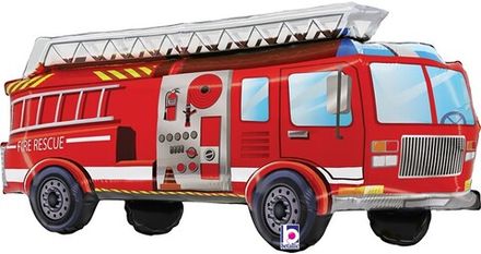 Фигура "Красная пожарная машина" Арт 2