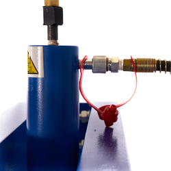 Пресс гидравлический 20 тонн, напольный, с педалью, цвет синий RAL 5005 ROSSVIK