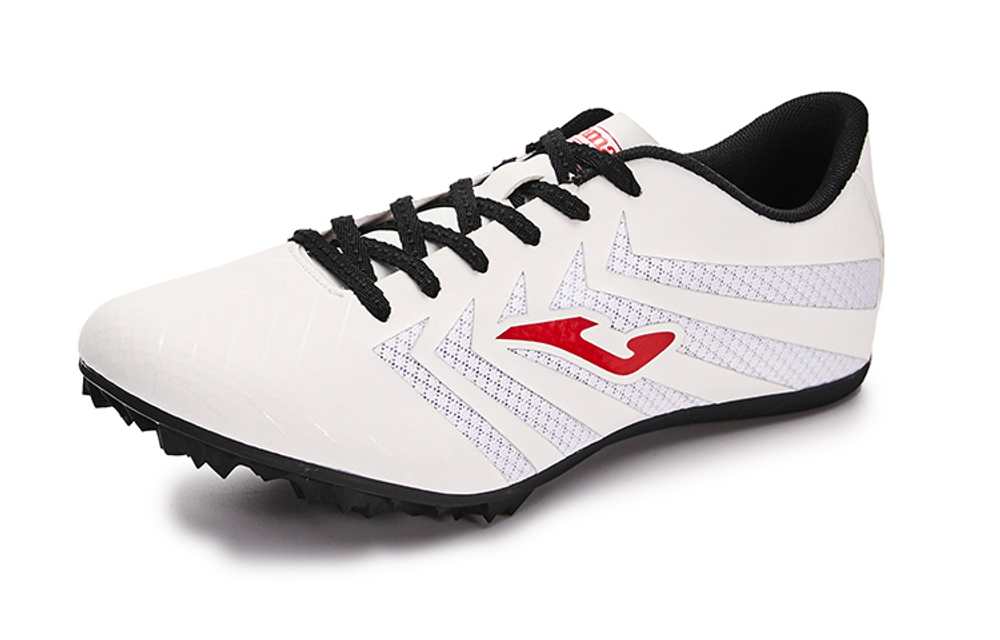 JOMA Homer Flying Wing track and field low-cut sprint spikes for men and women the same white