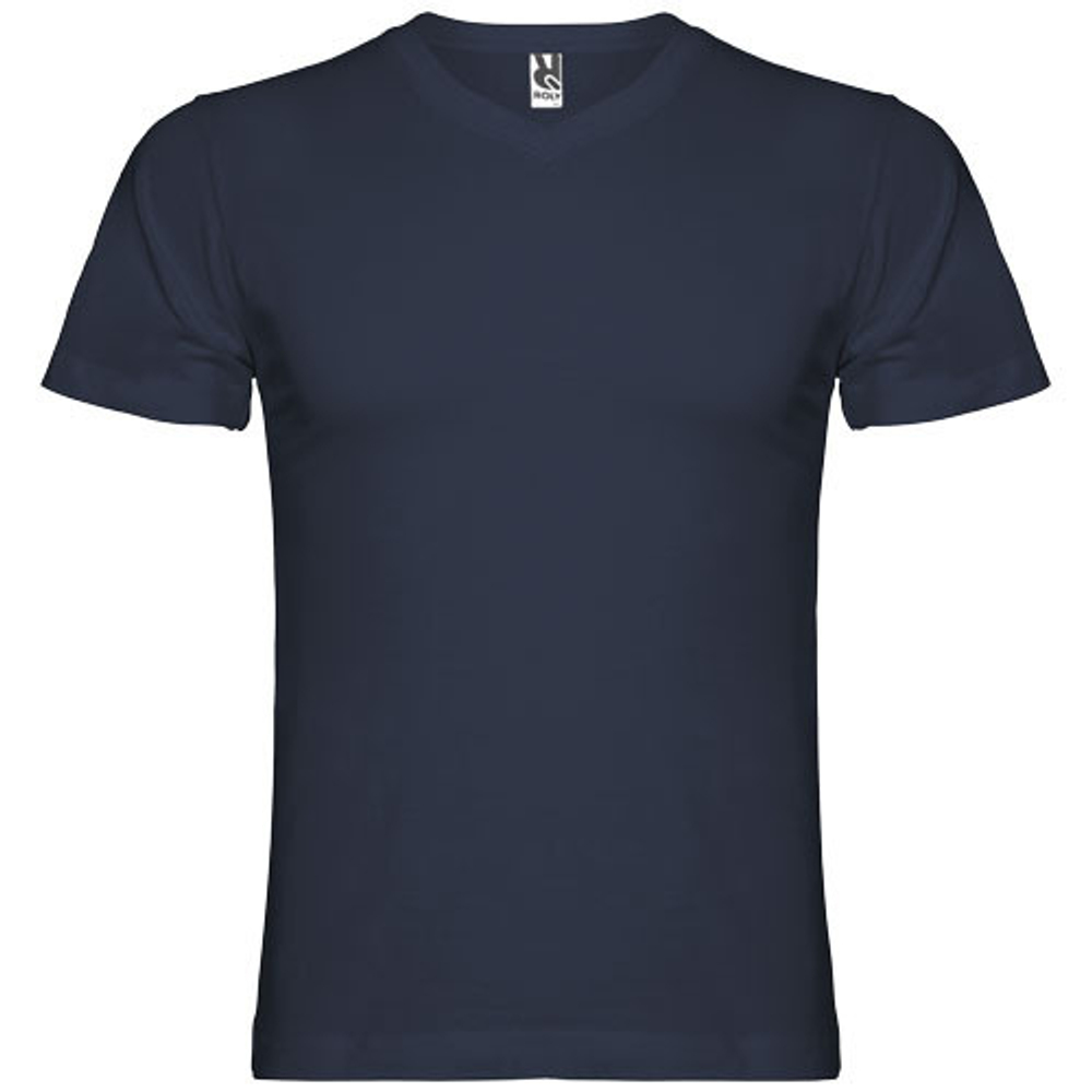 Мужская футболка Samoyedo с коротким рукавом и V-образным вырезом