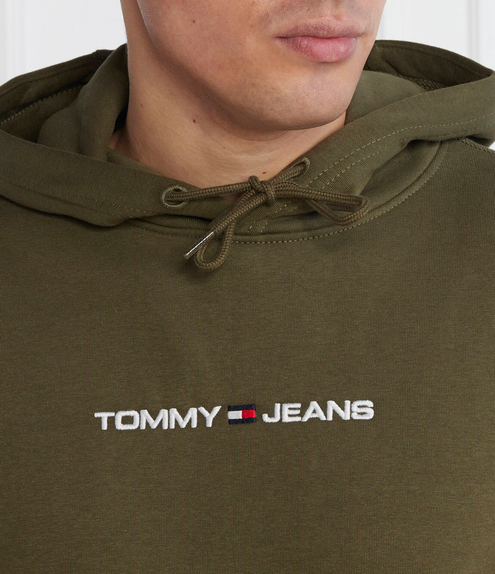 Худи LINEAR Tommy Jeans - зеленый(DM0DM18130)