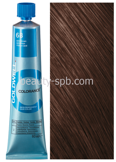 Goldwell Colorance 6B коричневый золотистый 60 мл