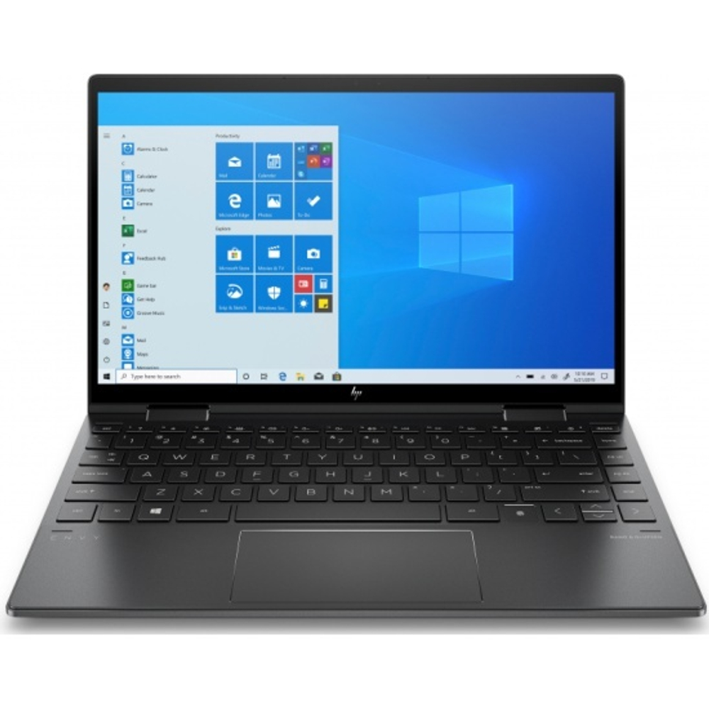 Ноутбук HP Envy 13x360 13-ay1003ur 13.3"(1920x1080 IPS)/AMD Ryzen 5 5600U(2.3Ghz)/16384Mb/512PCISSDGb/noDVD/Int:AMD Radeon Integrated Graphics  /Cam/ WiFi/51WHr/war 1y/Nightfall Black /W11 + RU kbd (5D5B8EA)