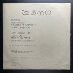 Виниловая пластинка Led Zeppelin - IV LP