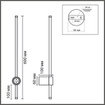 Настенный светодиодный светильник Lumion Bram 8309/12WL