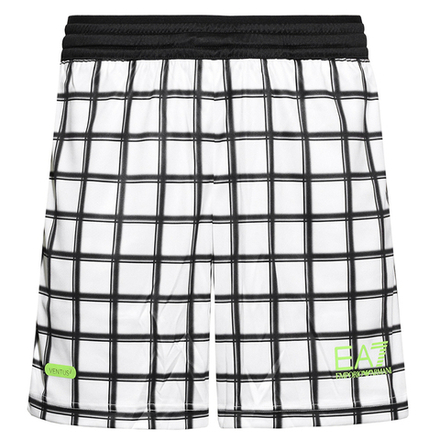 Теннисные шорты EA7 Man Jersey Shorts - White