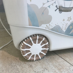 Ящик для игрушек 45л 580*390*335 бежевый "Воздушные шары" 43138093252