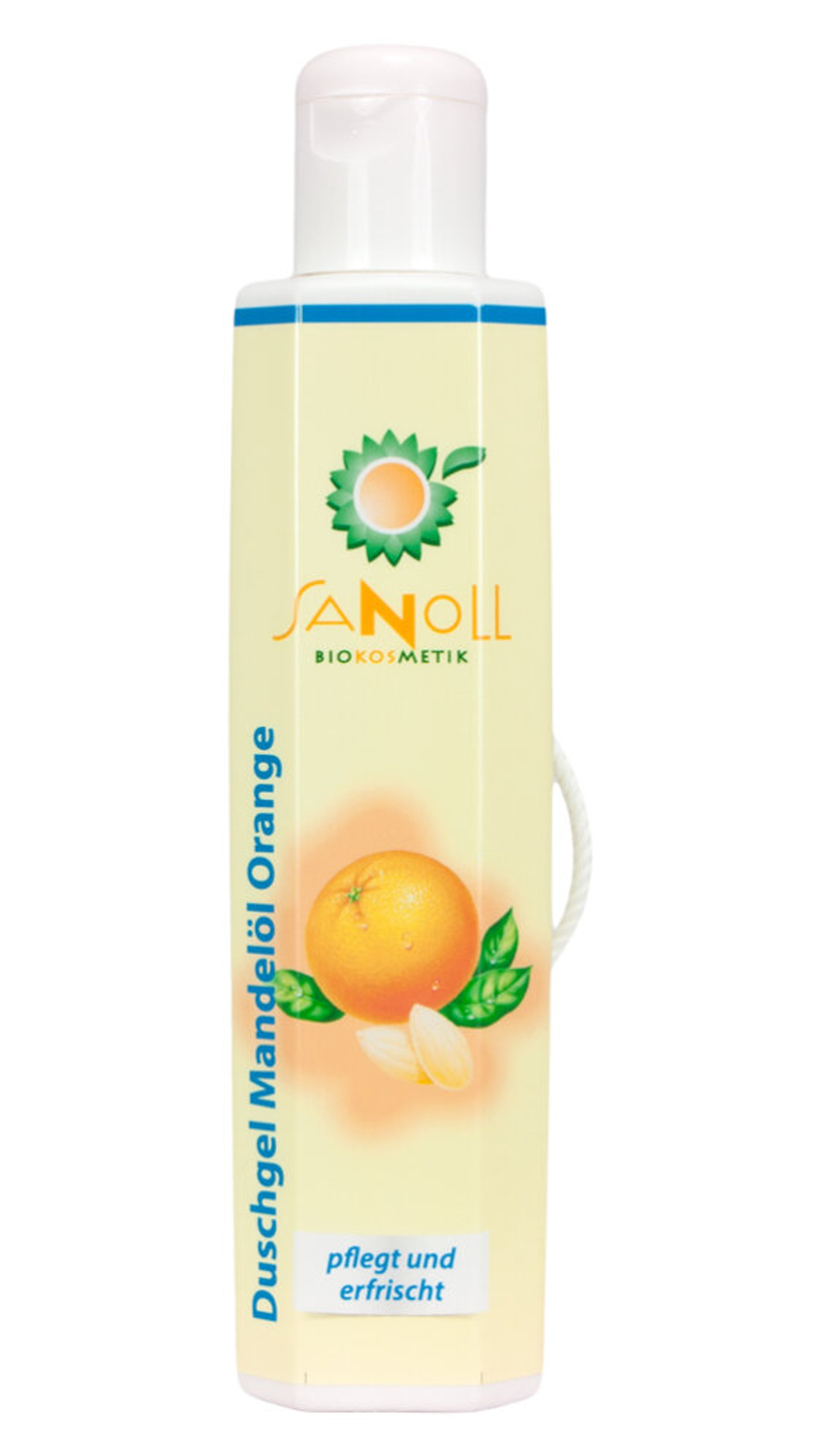 Гель для душа Sanoll с миндальным маслом и апельсином, 200 мл