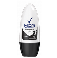 Rexona Дезодорант-антиперспирант шариковый Невидимая на черном и белом, 50 мл