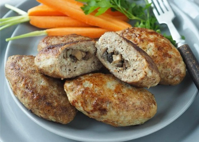 Зразы куриные с вешенками (полуфабрикат) 400гр