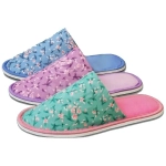 Тапочки домашние женские «Цветы» верх -100% хлопок, подклад и стелька-флис 40р