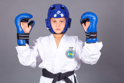 Перчатки ITF, GTF защитные ProfSport синие