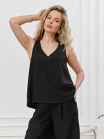 Блузка-топ женская Ясмина-2 Виотекс ЧЁРНЫЙ