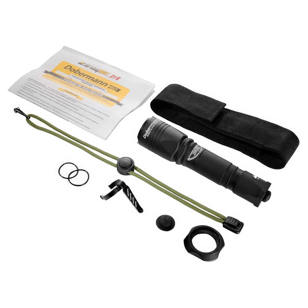 Тактический фонарь Armytek Dobermann Pro XHP35 HI — комплект поставки