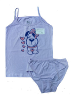 Комплект майка+трусы для девочек CBF 20-284/21-212дтл р.26 сир. (Boru), 1 шт.