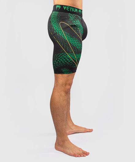 Шорты компрессионные Venum Matupa Black/Green/Gold