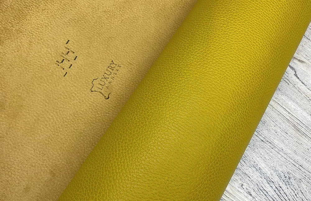 Luxury Tannery Oil Yellow (1,2-1,4 мм), цв. Желтый, натуральная кожа