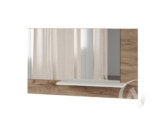 Зеркало МЗ-20 Спальня Модена (дуб крафт табачный/дуб крафт белый)