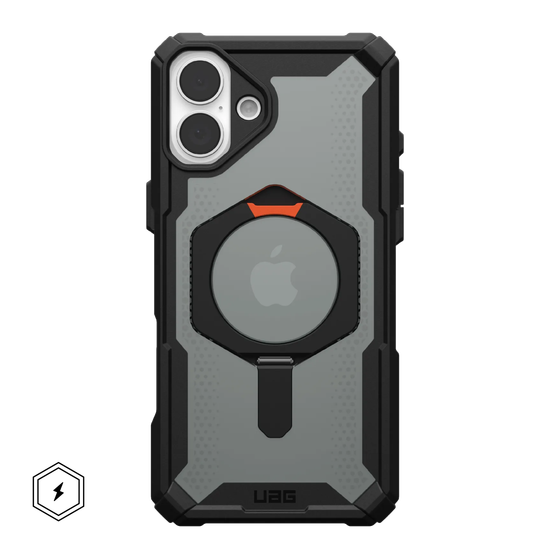 UAG Plasma XTE with MagSafe Series Case for Apple iPhone 16 Plus Black/Orange (Чёрный)