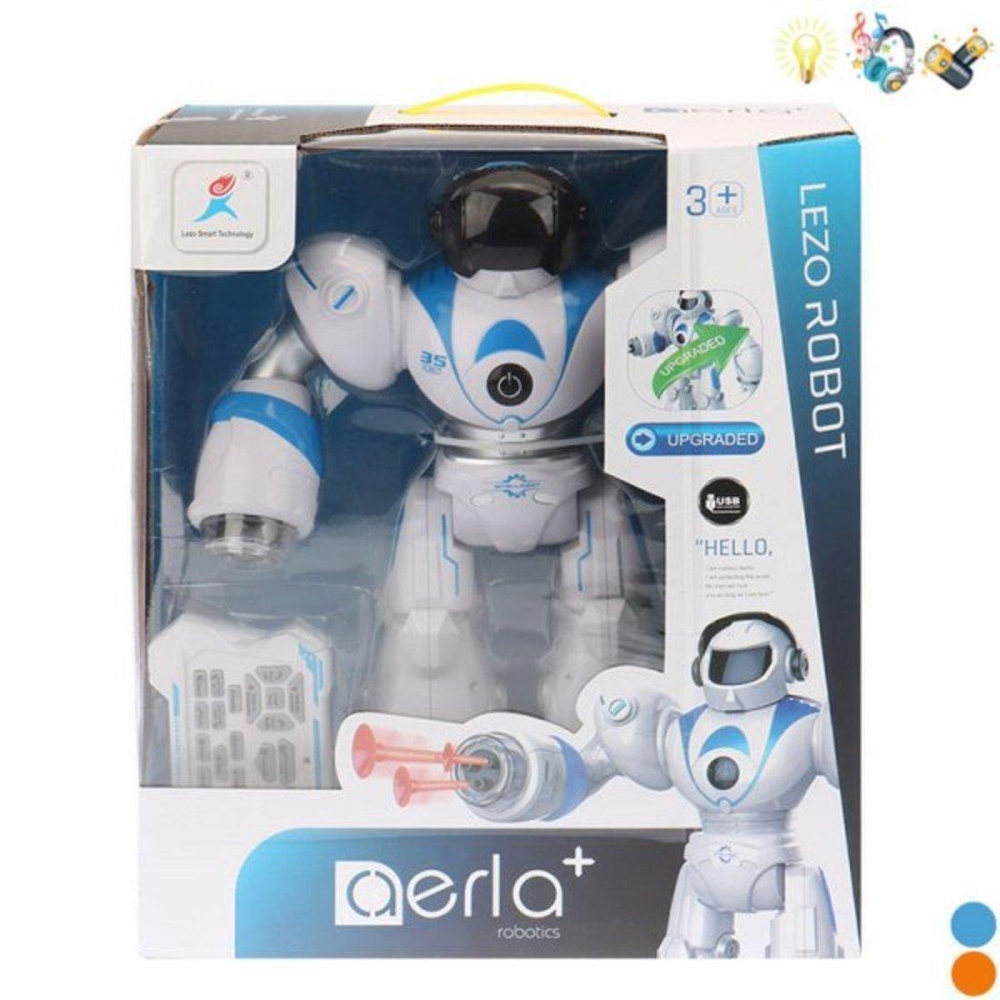 Робот, ИК управление, свет, звук, стрелы 5шт, аккум.встроен., USB шнур, эл.пит. ААА*2шт.не вх. в ком