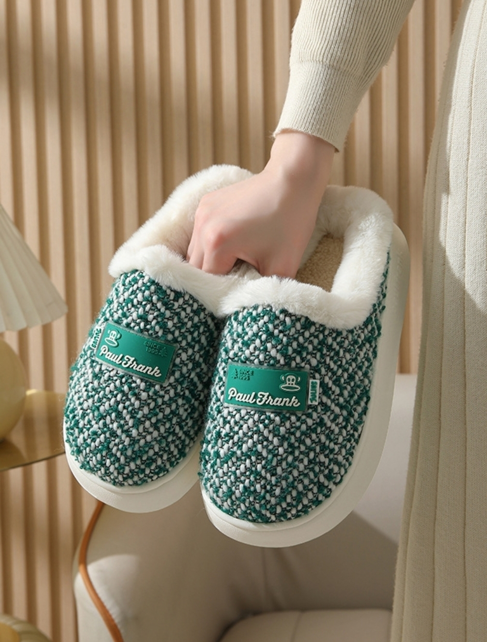 Домашние тапочки Paul Frank Christmas (Green)