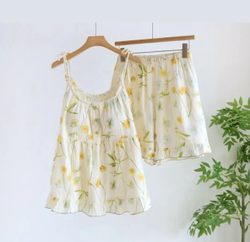 ДО МУСЛИН Двойка ЛЯМКА ШОРТЫ