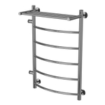 Полотенцесушитель MIXLINE CAPELLA  80х50х50 (1'' НР, 5 перекладин + ПОЛКА, левое подкл) водяной