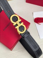 Ремень из зернистой телячьей кожи