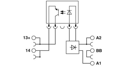 2900361 - PLC-OPT-230UC/ 48DC/100/SEN - Модуль полупроводникового реле