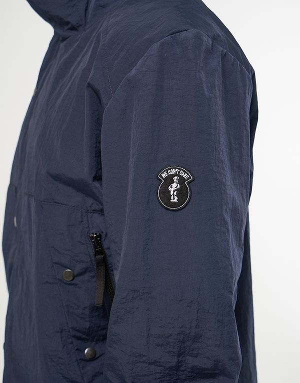 Ветровка We Don’t Care Crinkle Nylon Windrunner Jacket Navi - фото 8