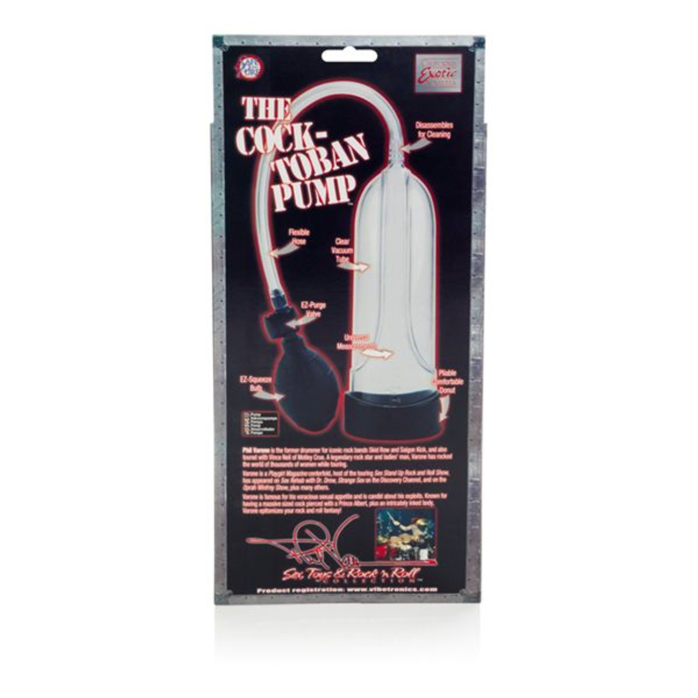 Вакуумная помпа - 21,5 см. (Цвет: прозрачный)