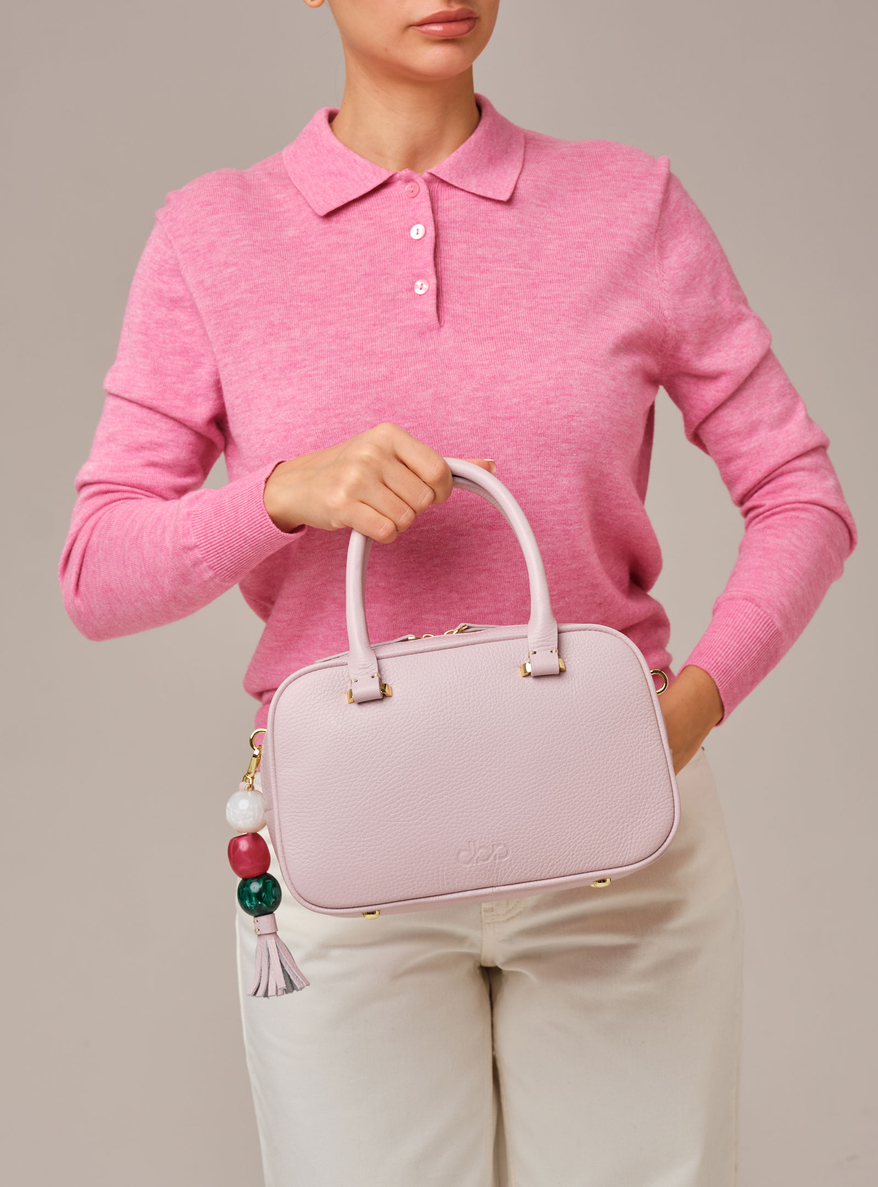 Кожаная сумка Hawaii DBR 31216 розовый дым