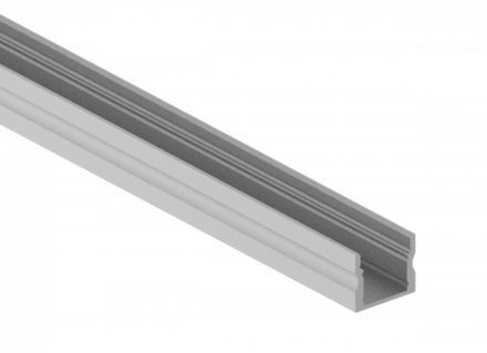 Donel,Накладной алюминиевый профиль, 17,2х14,5х3000. Цвет: Анодированное серебро,Серия:DN8ALE