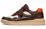 Valentino One Stud Low Top Brown White