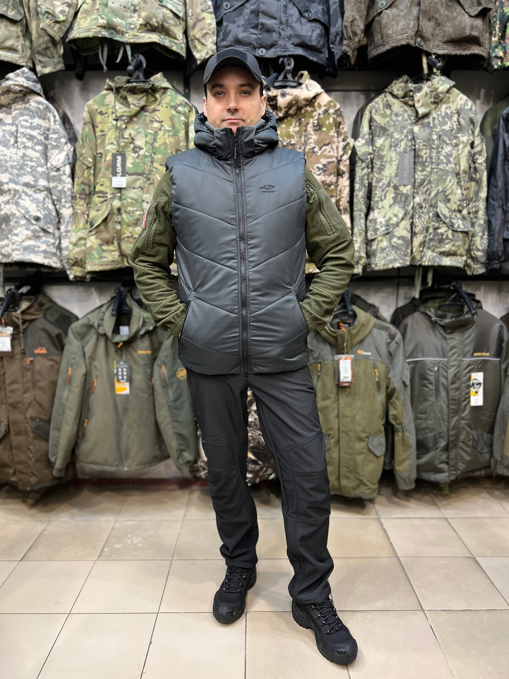 Жилет мужской Рагнар, Оникс