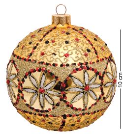 Элита НФШ-1524 Ел.украшение Шар «Янтарь» 100 мм