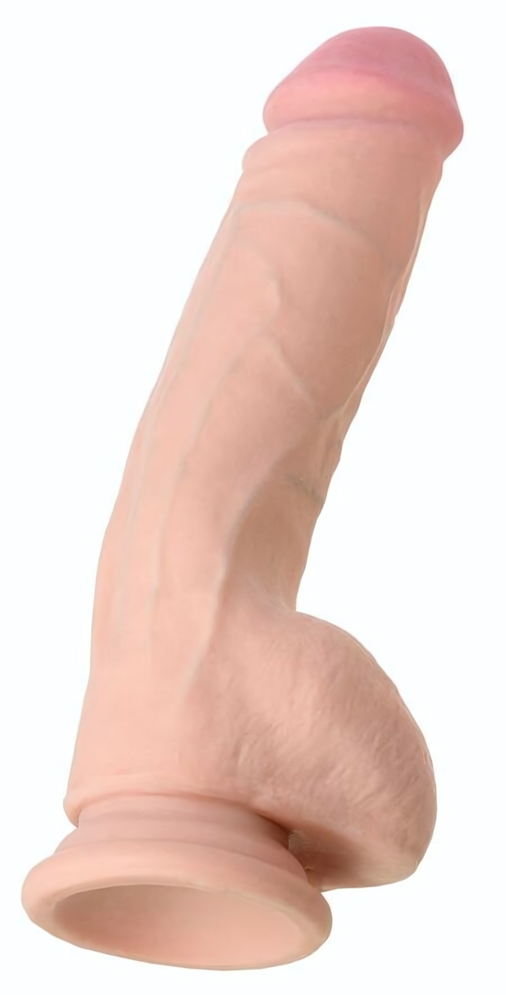 Телесный фаллоимитатор RealStick Elite DILDO Marc - 24 см. (Цвет: телесный)