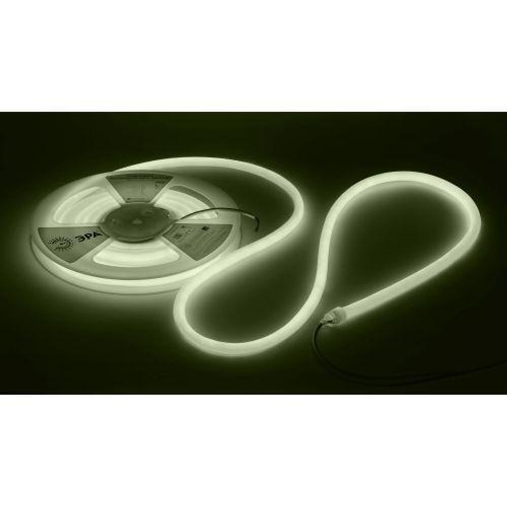 Лента светодиодная LS2835-9.6-120-24-4000K-IP68-5м 24В термостойкая для бани нейтр. бел. в комплекте: 2 заглушки; 10 крепежей (уп.5м) Эра Б0062326